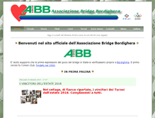 Tablet Screenshot of bridgebordighera.it